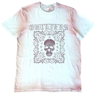 Eleven Paris Knit Spray Short Sleeve Crewneck T-Shirt (ICY MORN SPRAY),M, Green.